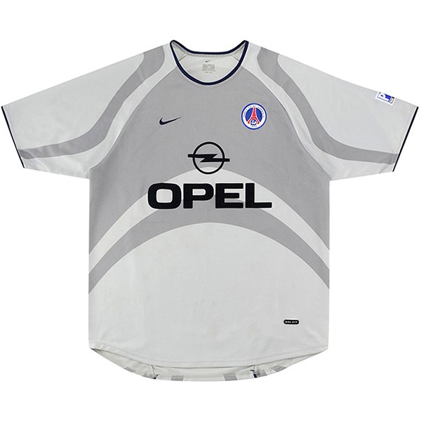 Tailandia Camiseta Paris Saint Germain Segunda Equipación Retro 2001 Gris